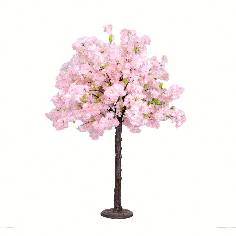 4 фути рожевого штучного вишневого дерева для декору весільного столу