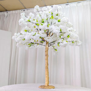 4ft 5ft Süni albalı çiçəyi ağacı Toy tədbiri qapalı dekorasiya