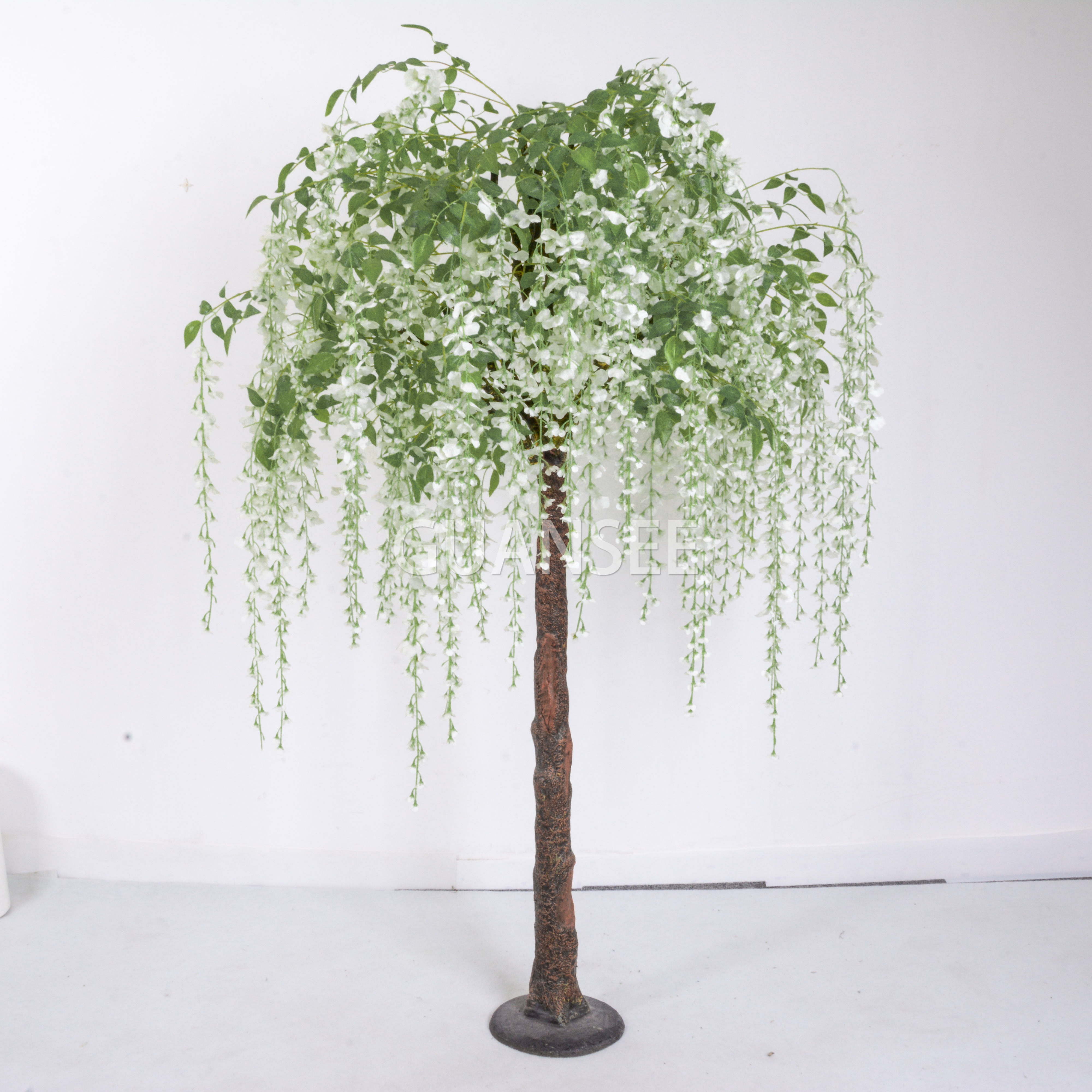 Hot populêre keunstmjittige wisteria blommen beam foar dekoraasje