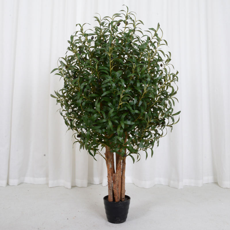 Planta em vaso artificial oliveira para venda decoração interna ao ar livre