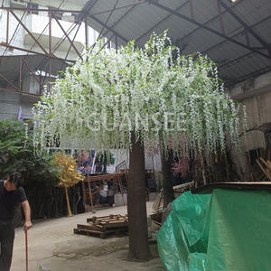 Künstlicher großer Glyzinienbaum zur Hochzeitsdekoration