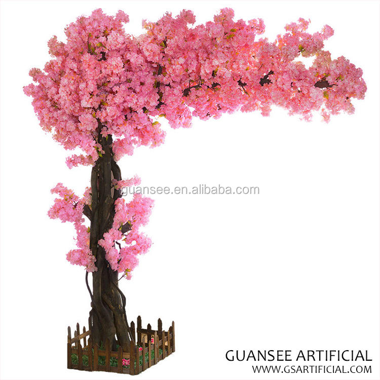 Mesterséges cseresznyevirág fa ívek beltéri dekorációhoz