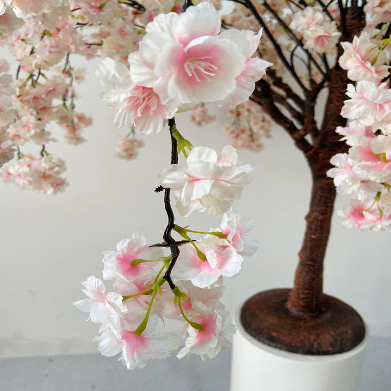  bunga tiruan pokok bunga sakura plastik 