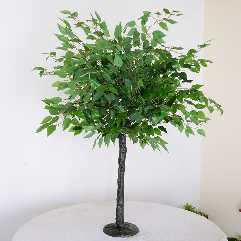 Malý strom 4 stopy vysoký umelý fikusový strom svadobná výzdoba stola