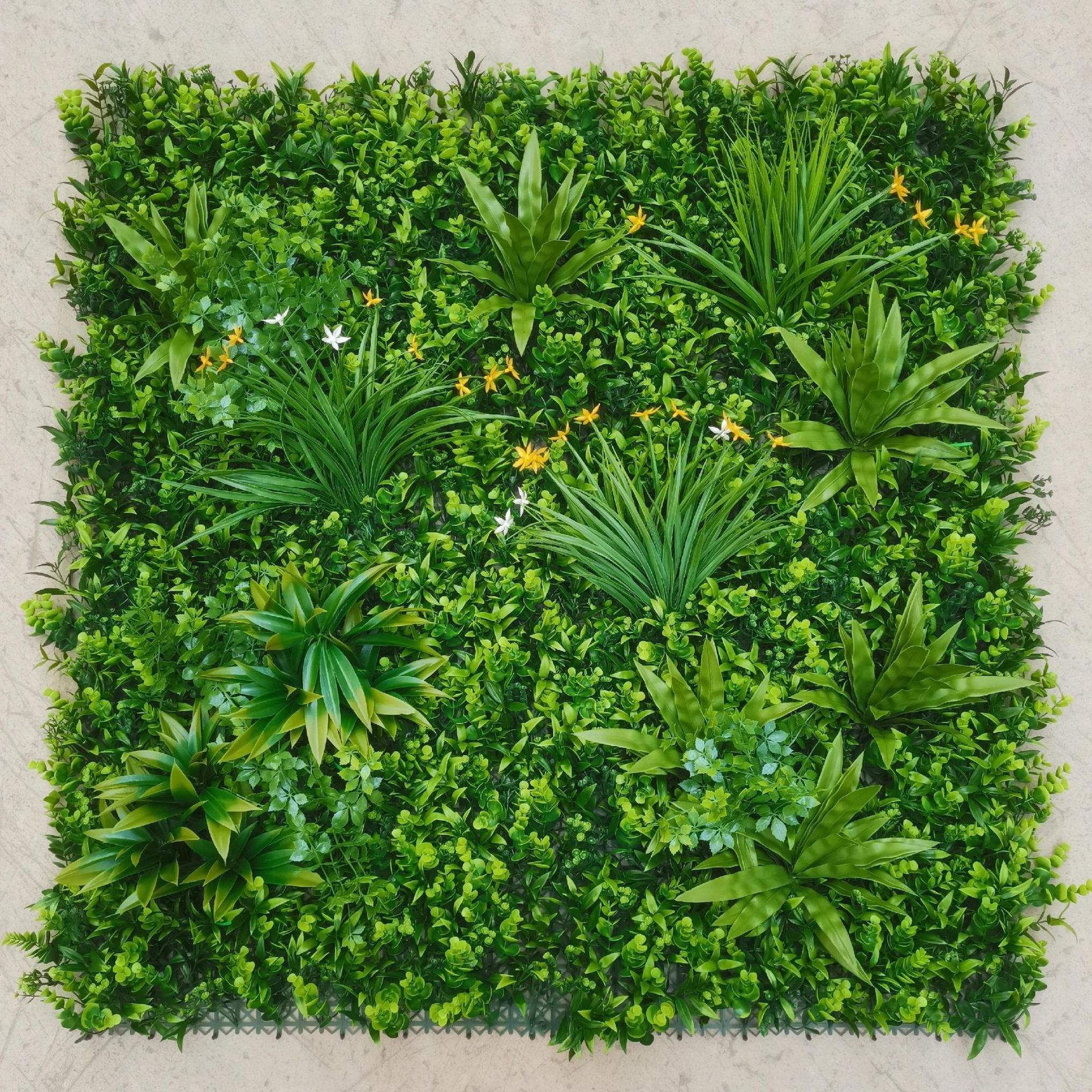 Artificial plant walls green plants artificial flowers simulated lawn landscaping biomimetic background wall decoration