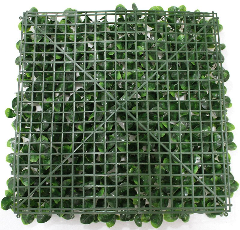 Simulated plant wall green plant wall jade leaf background wall plastic fake lawn decoration