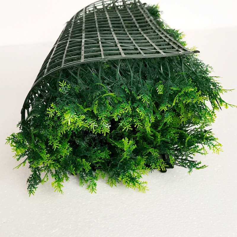  Kunstig grøn plantevæg Plastplæne til haveindretning 