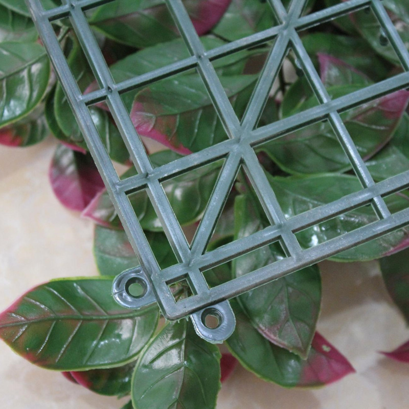  Simuleret Gardenia-blad udendørs græstørv Udendørs UV-resistent plantevæg PE Ny falsk grøn plante Gardenia 