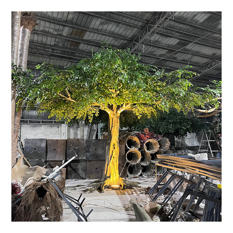 Simulated banyan trees customized for indoor hotels shopping malls scenic spots artificial of large trees