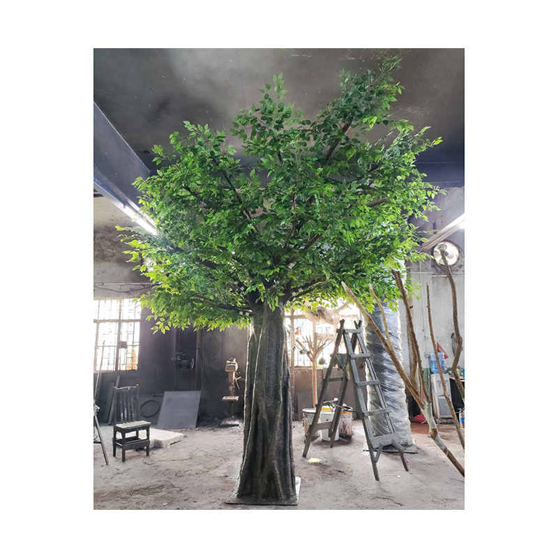 Customized indoor simulation artificial banyan trees for landscape engineering 