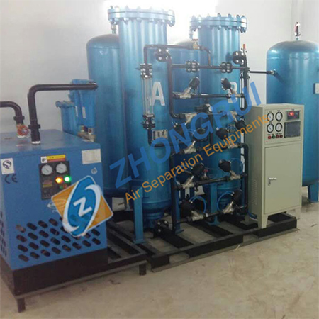 High purity 99.6% oxygen manufacturing equipment with cylinder refilling