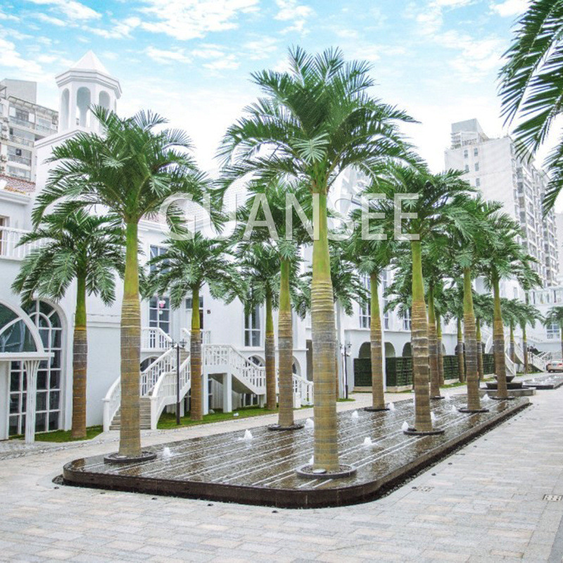 Stor simulation konge kokosnød hav jujube træ udendørs landskab design falsk palme tang træ 