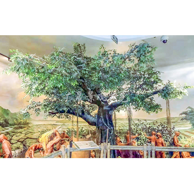 Огромна внатрешна и надворешна декорација на вештачко дрво Банјан