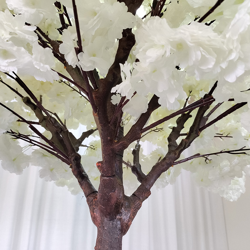  အရောင်းရဆုံး အရည်အသွေးမြင့် ချယ်ရီပွင့်သစ်ပင် မိုးလုံလေလုံ မင်္ဂလာပွဲအတွက် ချယ်ရီပန်းအတု အလှဆင်ခြင်း 