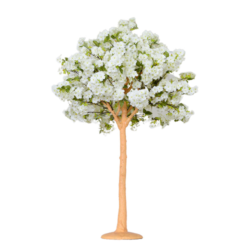 High quality artificial plastic cherry tree indoor wedding restaurant hotel table decoration