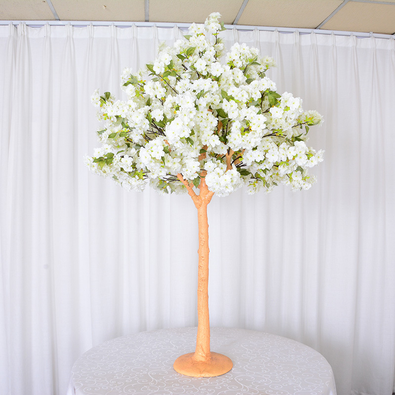 High quality artificial plastic cherry tree indoor wedding restaurant hotel table decoration