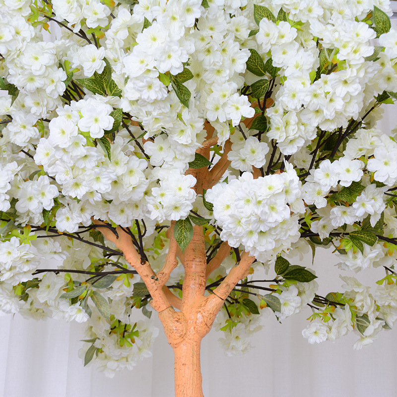 High quality artificial plastic cherry tree indoor wedding restaurant hotel table decoration