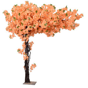 Large simulated solid wood artificial arch cherry blossom tree Japanese style indoor and outdoor decoration and landscaping decorations