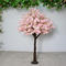 The Most Popular Style High Quality Artificial Sakura Tree Indoor Dining Table Pink Simulation Tree Hotel Wedding Decoration