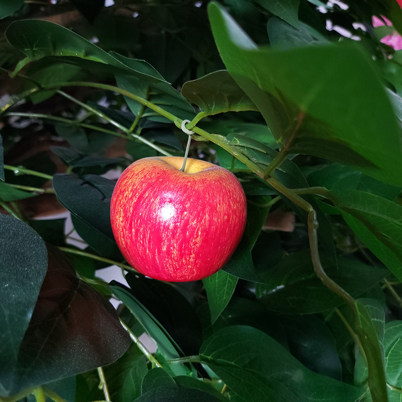  Голямо симулирано ябълково дърво, изработено от фибростъкло и изкуствен ствол за декорация на градина 