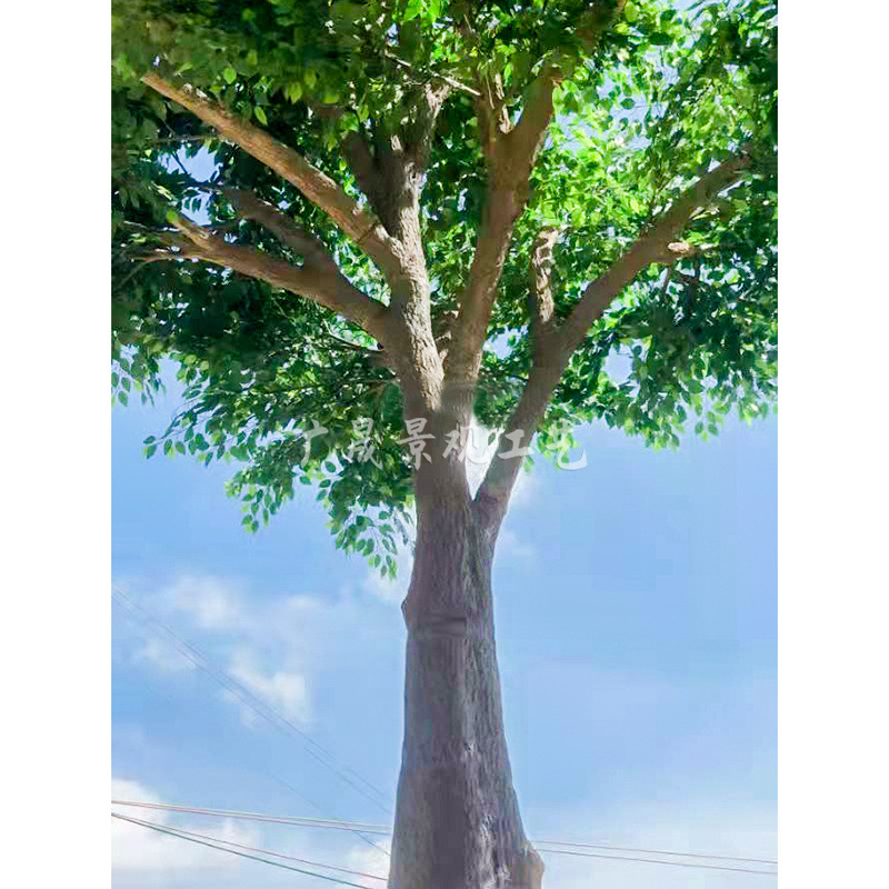 Customization of large indoor and outdoor artificial banyan trees