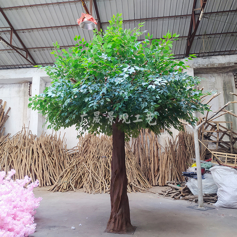  Kunstigt banyantræ til landskab 