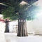 Artificial wrapped column banyan tree indoor landscaping
