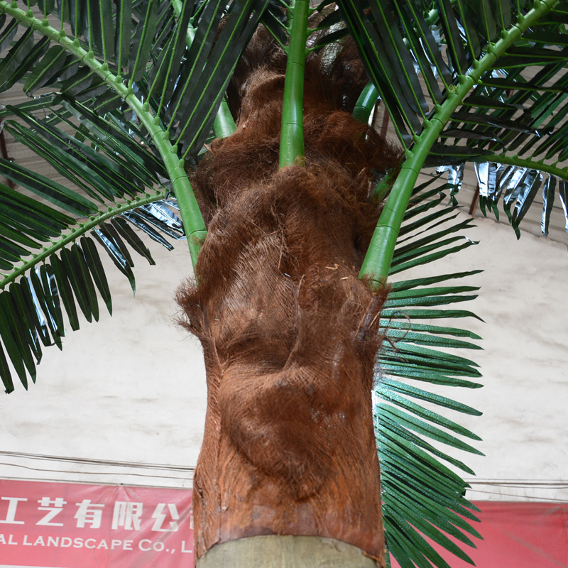  Kunstige kokosnødde- og palmetræer til indendørs og udendørs landskaber 