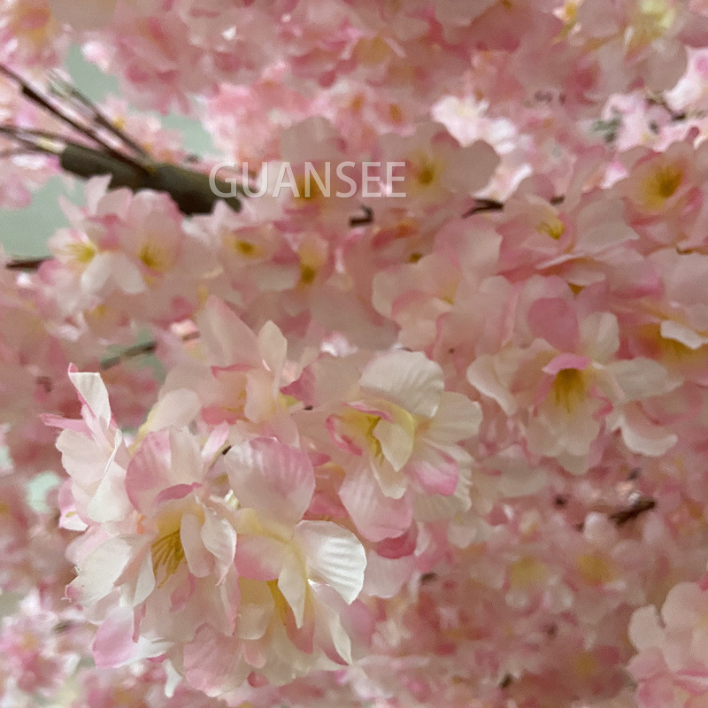 Simulate large pink peach tree indoor and outdoor scenic spots