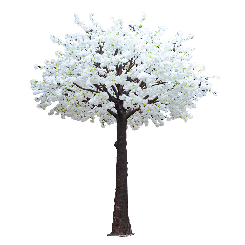 Artificial cherry tree interior decoration hotel restaurant landscaping large-scale decoration landscaping.