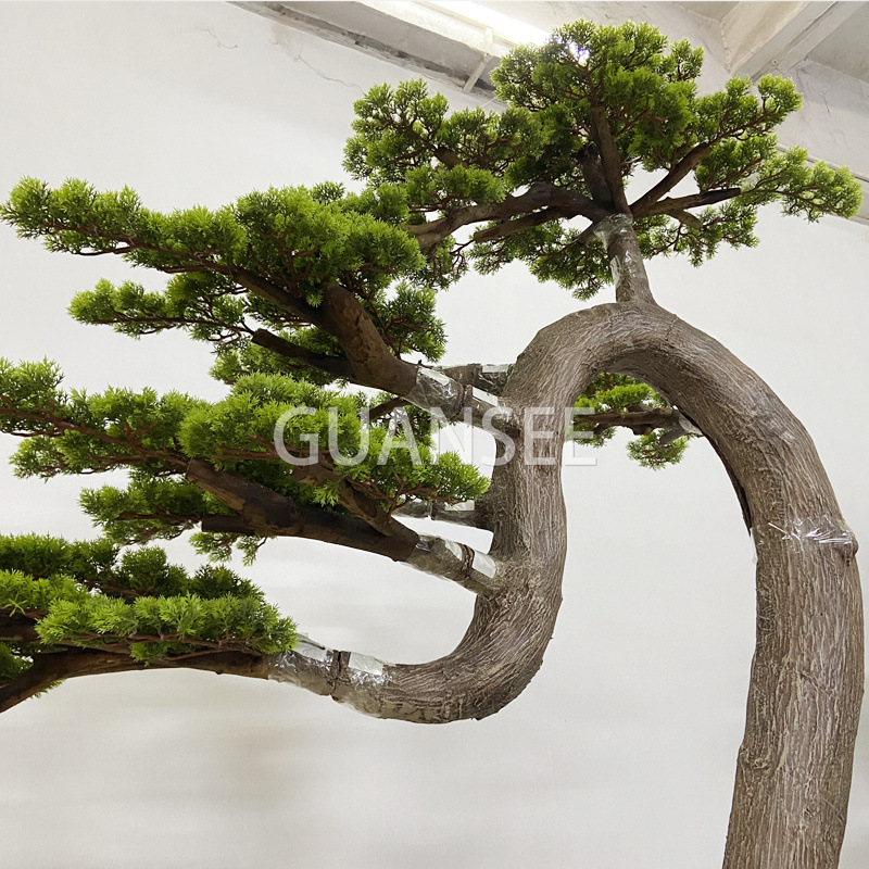  Simulated Pine Tree Artificial Welcome Pine Indoor and Outdoor Beauty Pine Tree Art Landscape Hotel Exhibition Hall False Pine Tree 