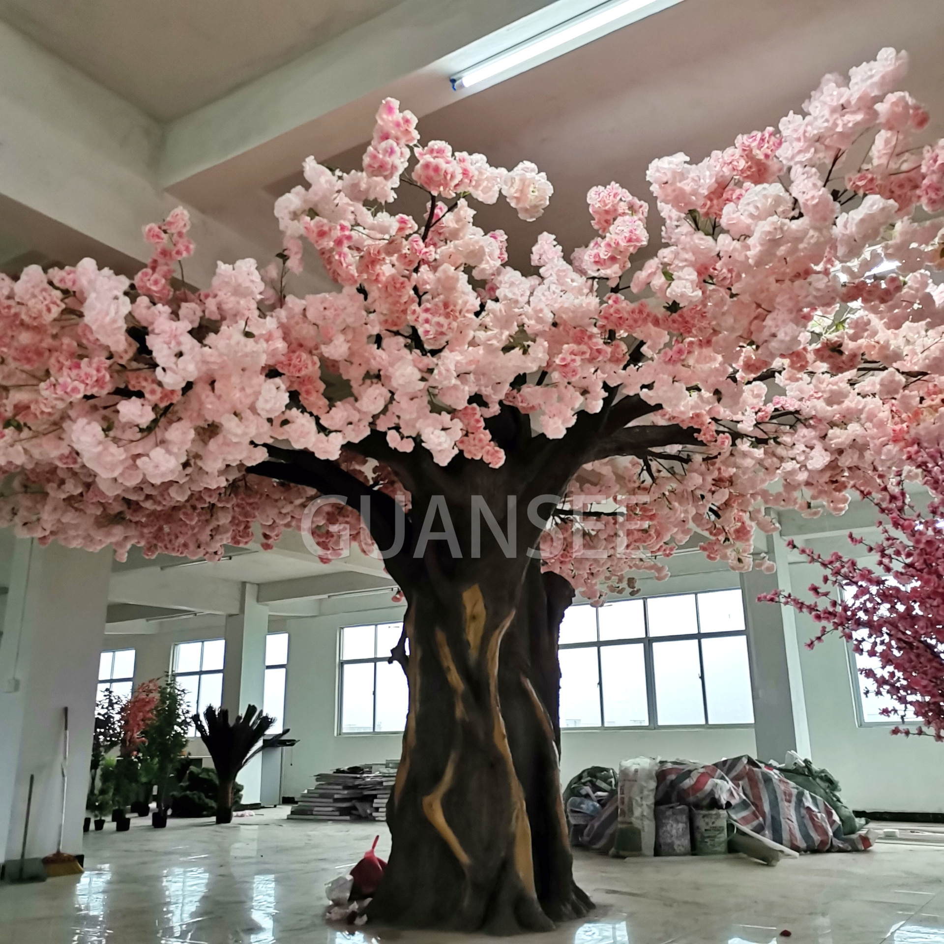 Nyankomne kunstige kirsebærtræer til storstilet landskabspleje indendørs og udendørs dekoration kunstige kunstige træer 