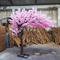 Simulated cherry blossom tree artificial unilateral extension cherry blossom tree wedding interior decoration and landscaping