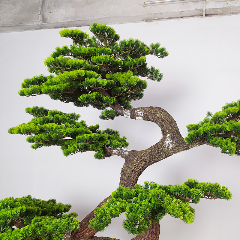 Artificial pine trees indoor