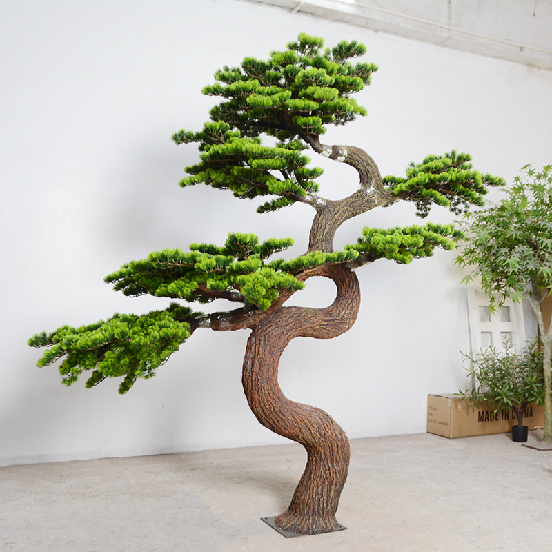 Artificial pine trees indoor