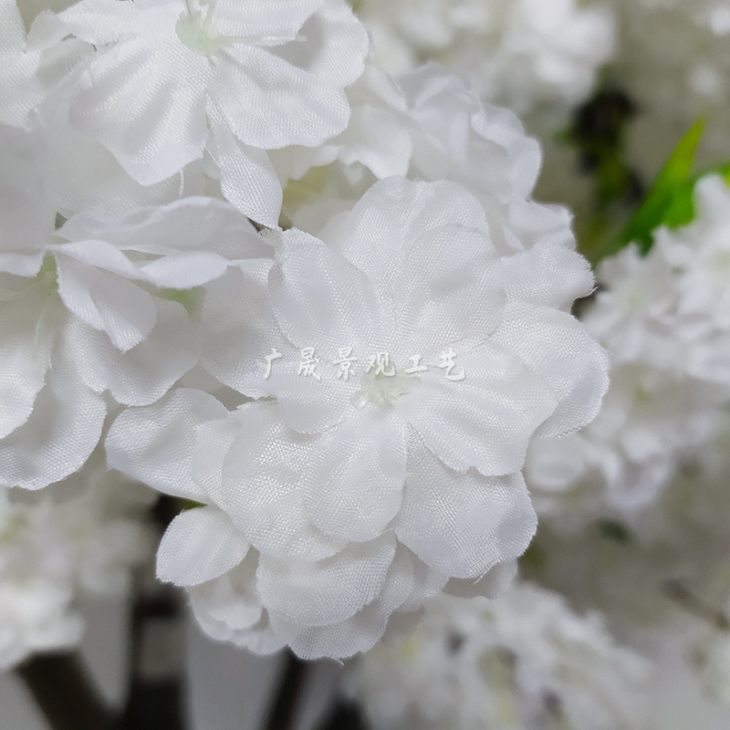  ການຈຳລອງຂະໜາດໃຫຍ່ cherry blossom ຕົ້ນໄມ້ຕົບແຕ່ງພາຍໃນ 