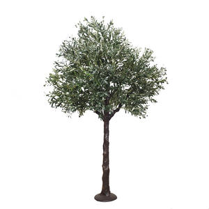 Hochwertiges und meistverkauftes künstliches Olivenbaum-Kunststoffmaterial für die Innen- und Außendekoration