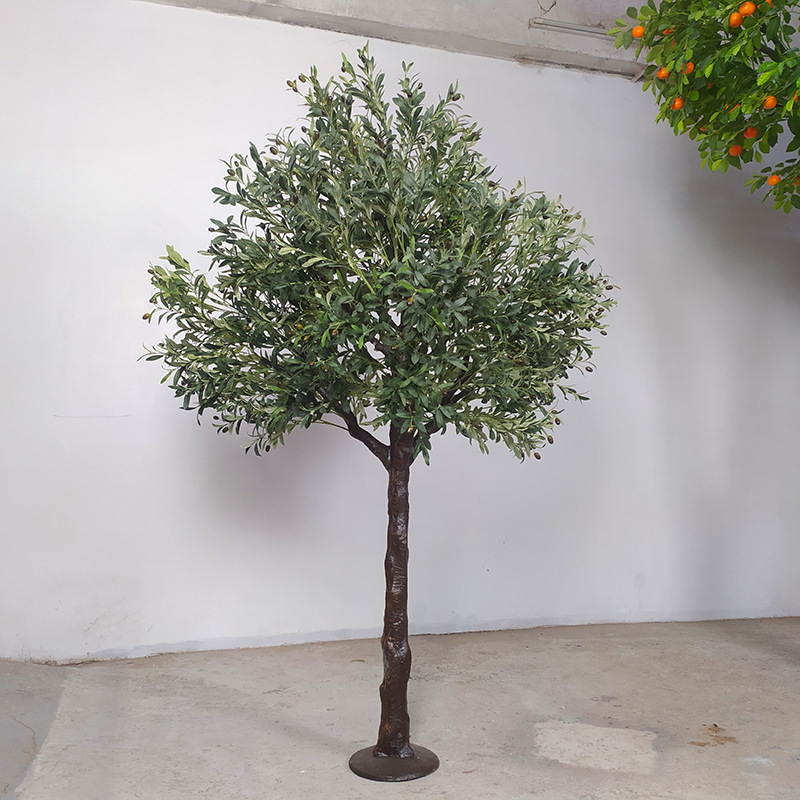 High quality and best-selling artificial olive tree plastic material for indoor and outdoor decoration