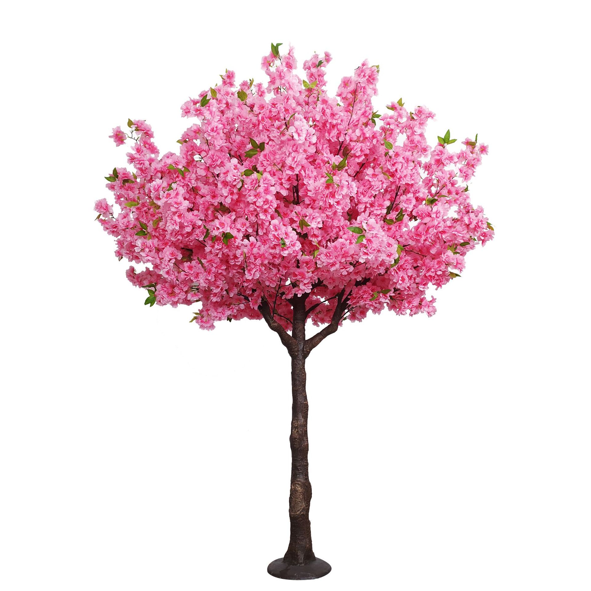 Fiberglass artificial cherry tree