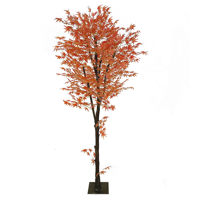 Artificial maple tree landscaping decoration for hotel restaurants