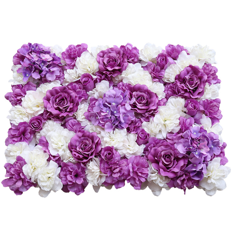 China Indoor Wedding Decorative Peony Artificial Rose Silk Wall Flowers Backdrop