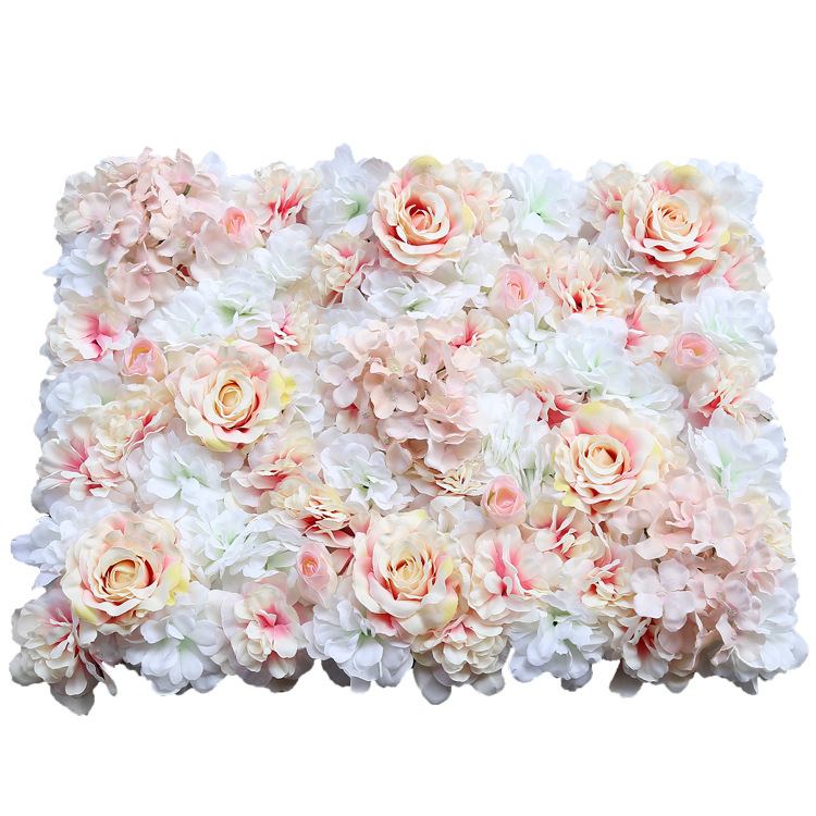 China Indoor Wedding Decorative Peony Artificial Rose Silk Wall Flowers Backdrop