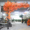 Simulated red maple tree hotel mall decoration tree