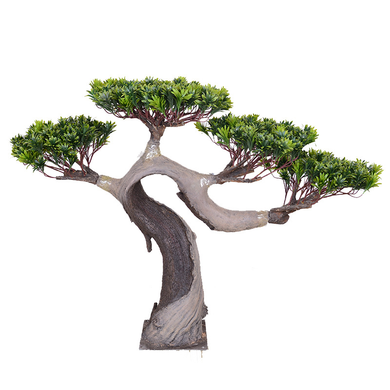 Simulated Welcome Pine Beauty Pine Tree Chinese Wind Simulated Tree Artificial False Tree Hotel Mall Decoration