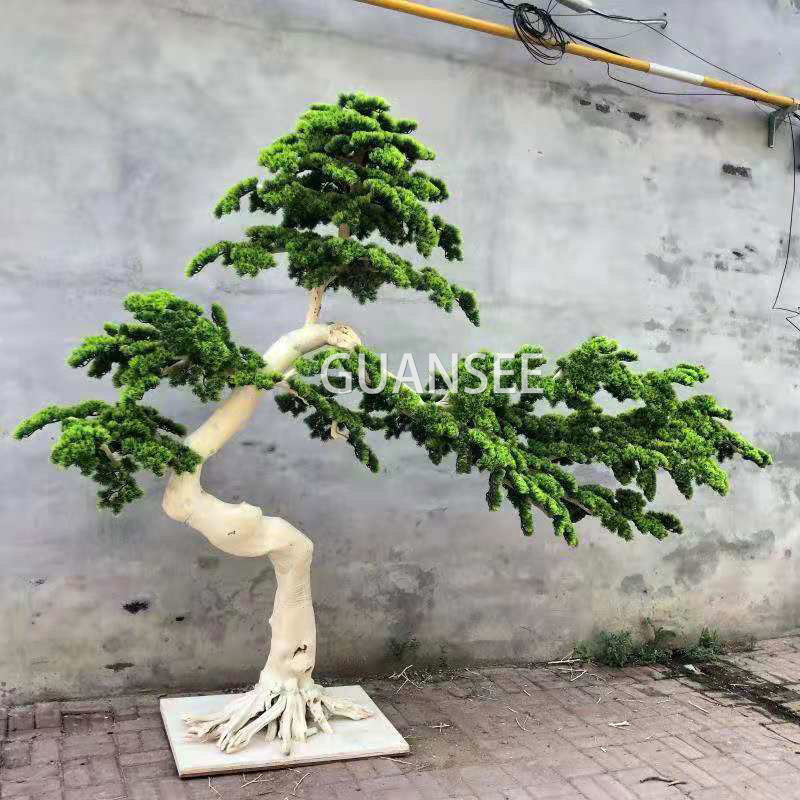 Simulated Welcome Pine Beauty Pine Tree Chinese Wind Simulated Tree Artificial False Tree Hotel Mall Decoration