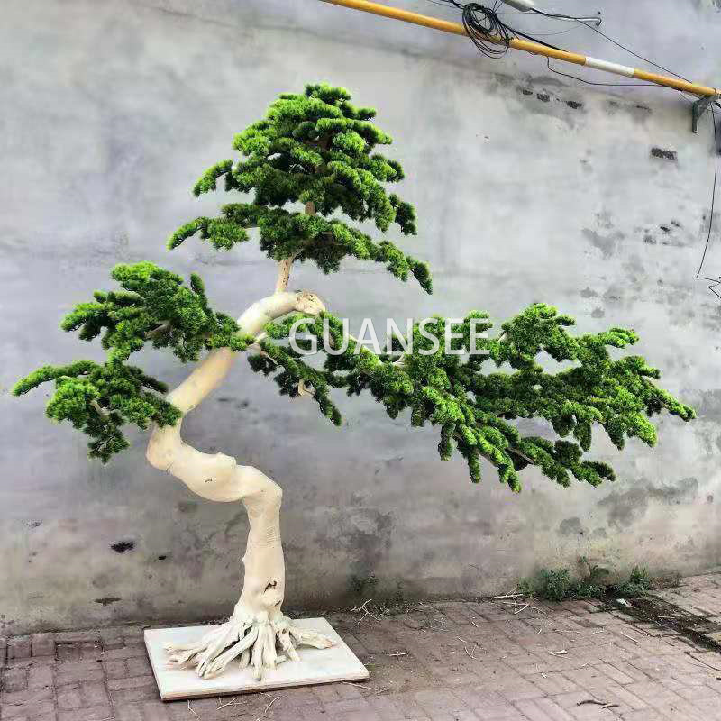  Simulated Welcome Pine Beauty Pine Tree Chinese Wind Simulated Tree Artificial False Tree Hotel Mall Decoration 