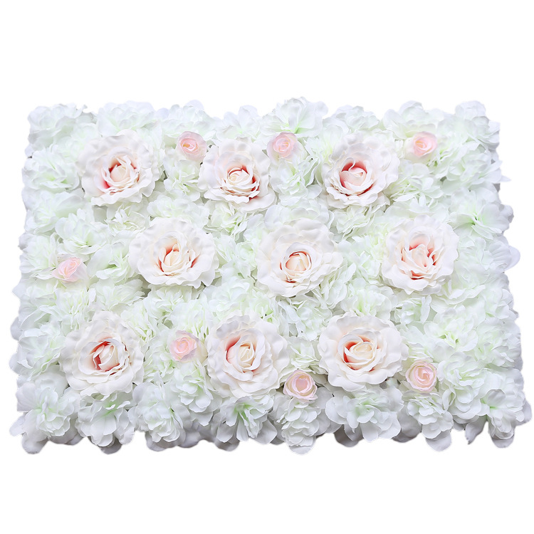 Cheap Silk Tracery Party Wedding Decoration Durable Panel Artificial Flower Wall
