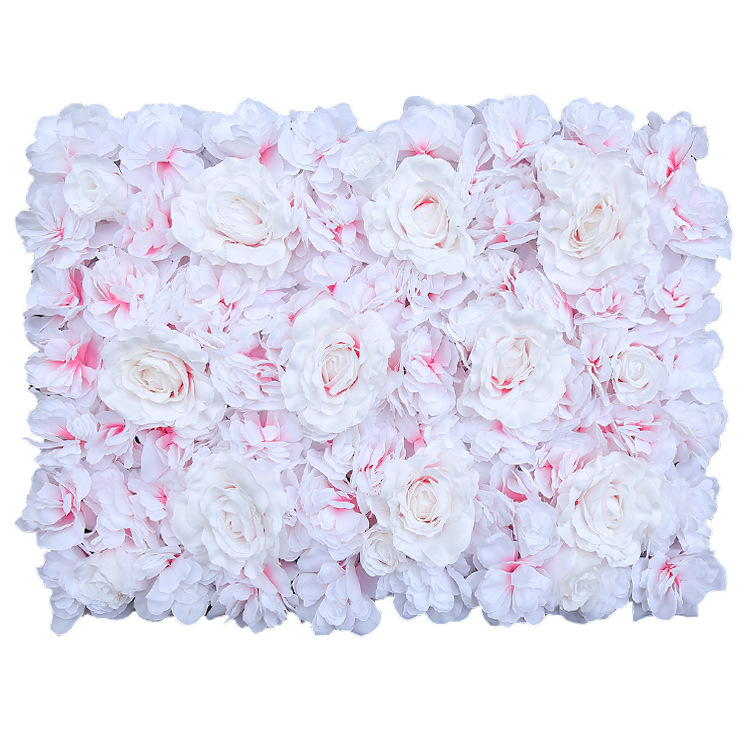 Cheap Silk Tracery Party Wedding Decoration Durable Panel Artificial Flower Wall