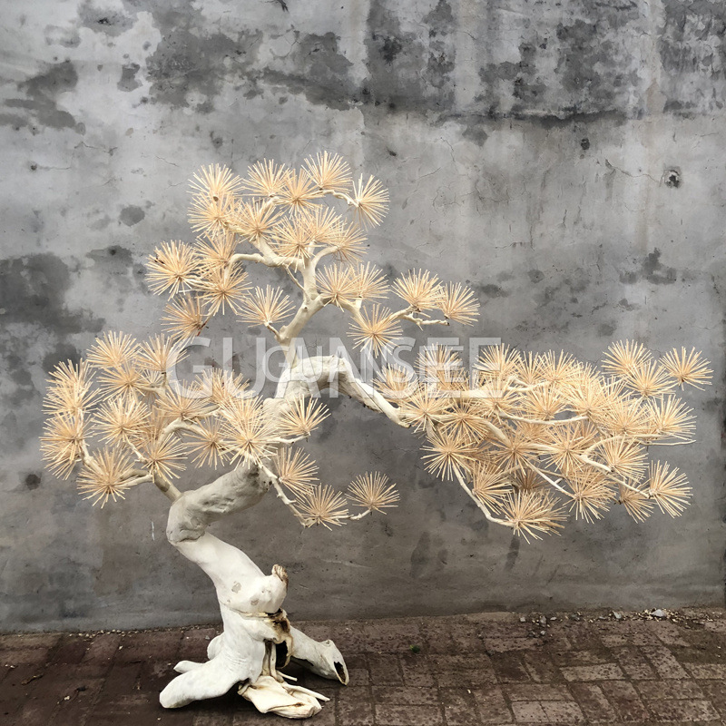  Fiarahabana Kesika misy simulated Pine Arhat Pine Artificial Pine Landscape Shopping Mall Hotel Interior Decor Landscape Beauty Pine 