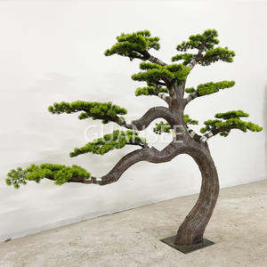 Cliff cypress bonsai simulazioa ongietorri pinu edertasuna pinu mall hotel dekorazioa landare berde apaingarriak